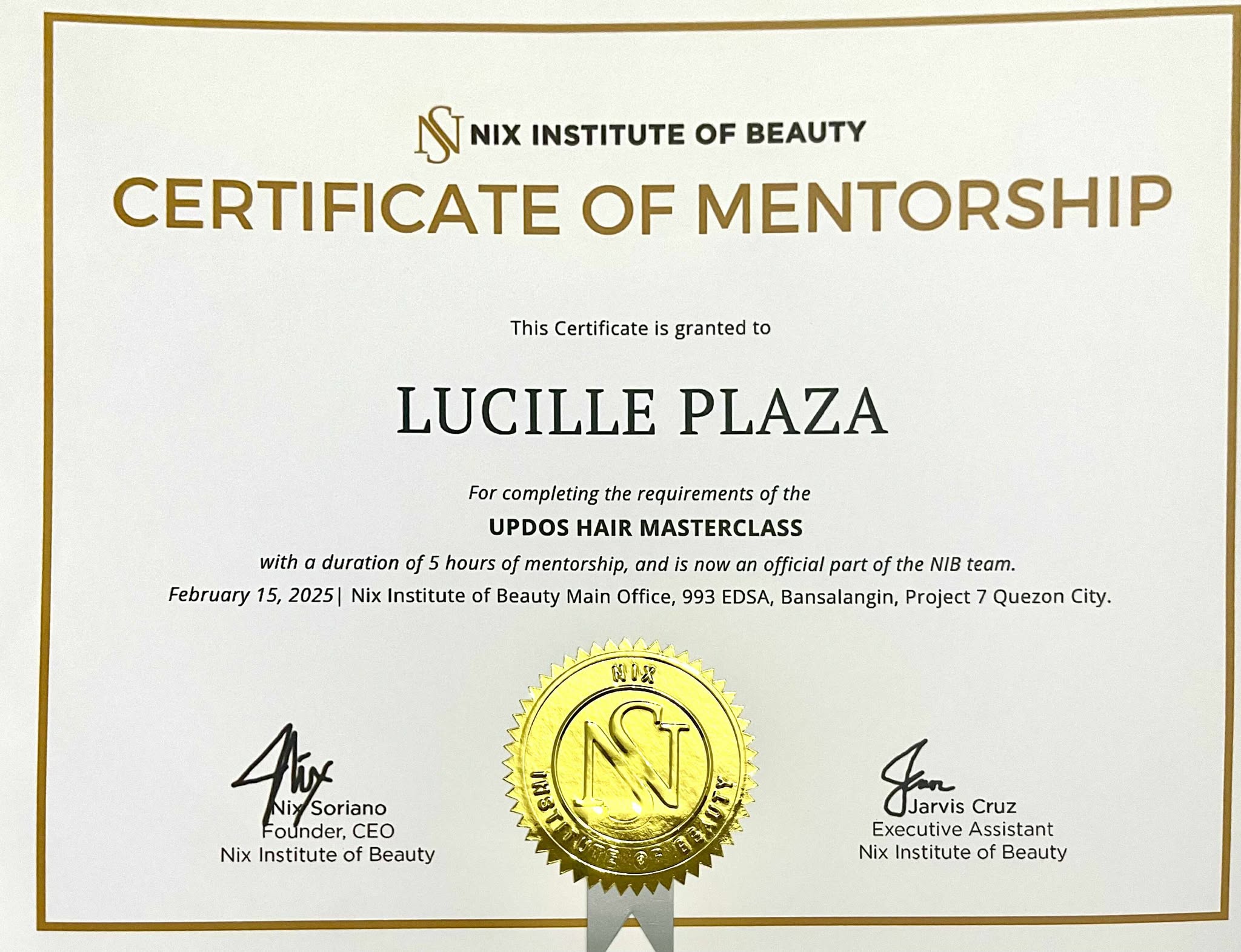 UPDO HAIR MASTERCLASS