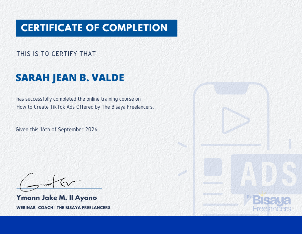 TikTok Ads Course