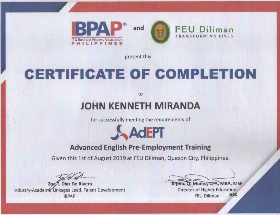 AdEPT Training