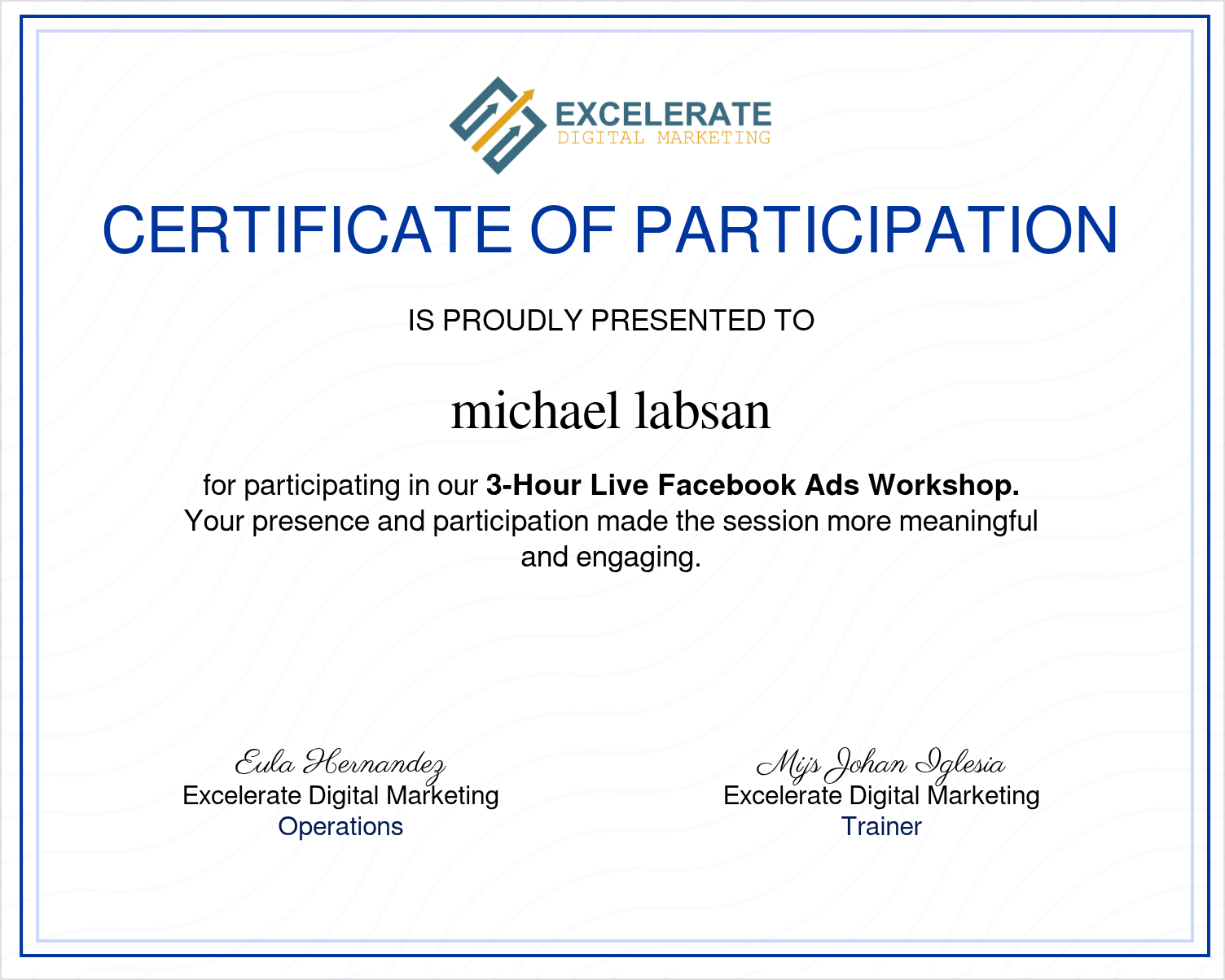 FACEBOOK ADS WORKSHOP