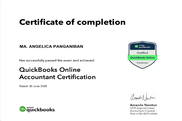 Quickbooks Online Pro Advisor