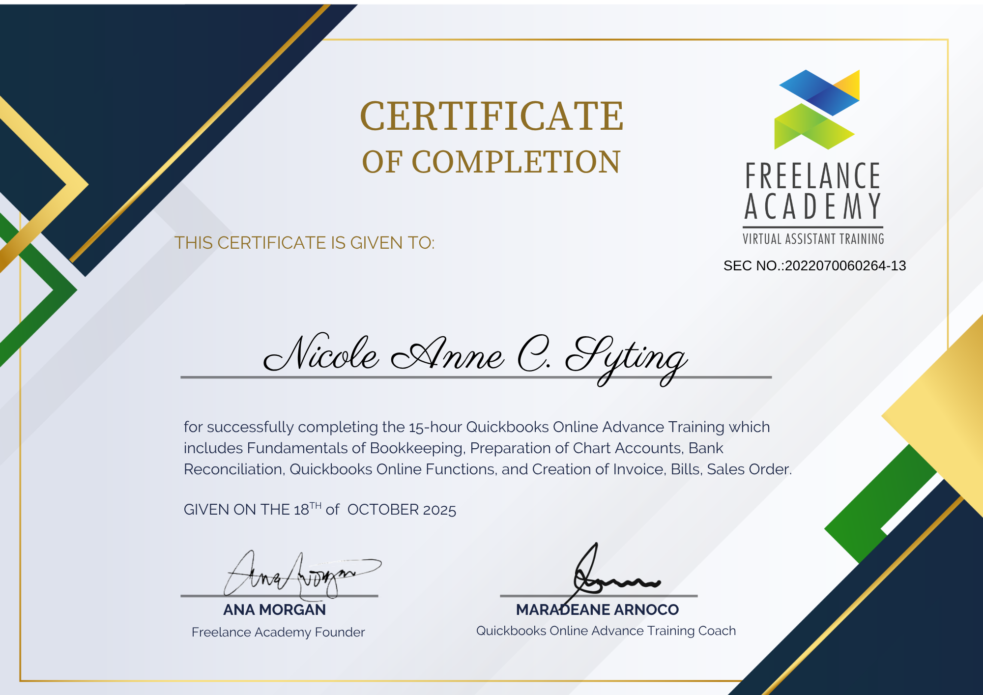 Bookkeeping Quickbooks Online