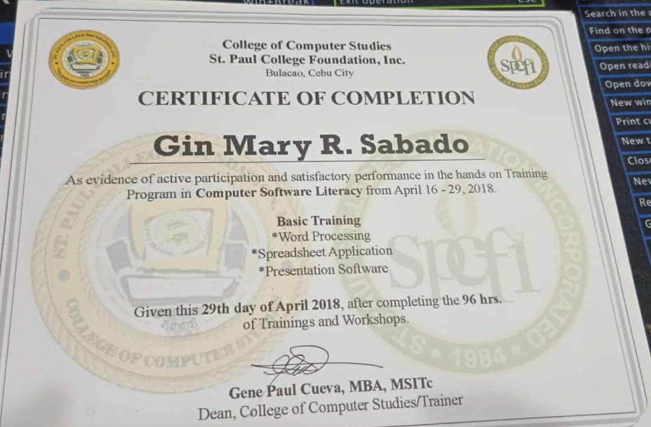 Computer Software Literacy Training – St. Paul College Foundation, Inc.