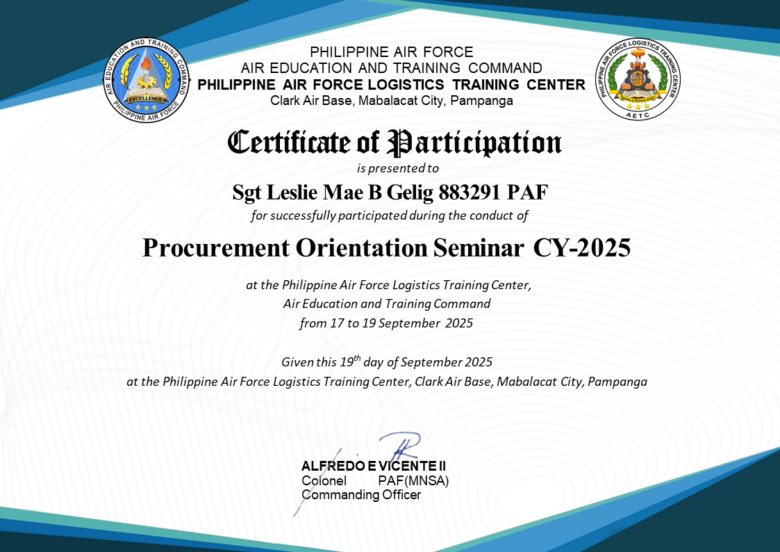 Procurement Orientation Semimar