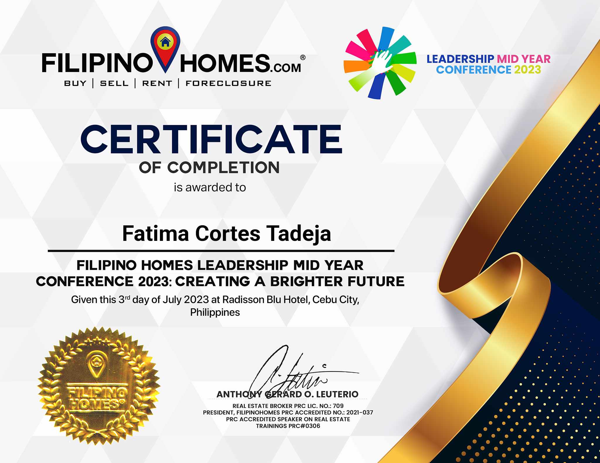 Filipino Homes Leadership Mid Year Conference 2023