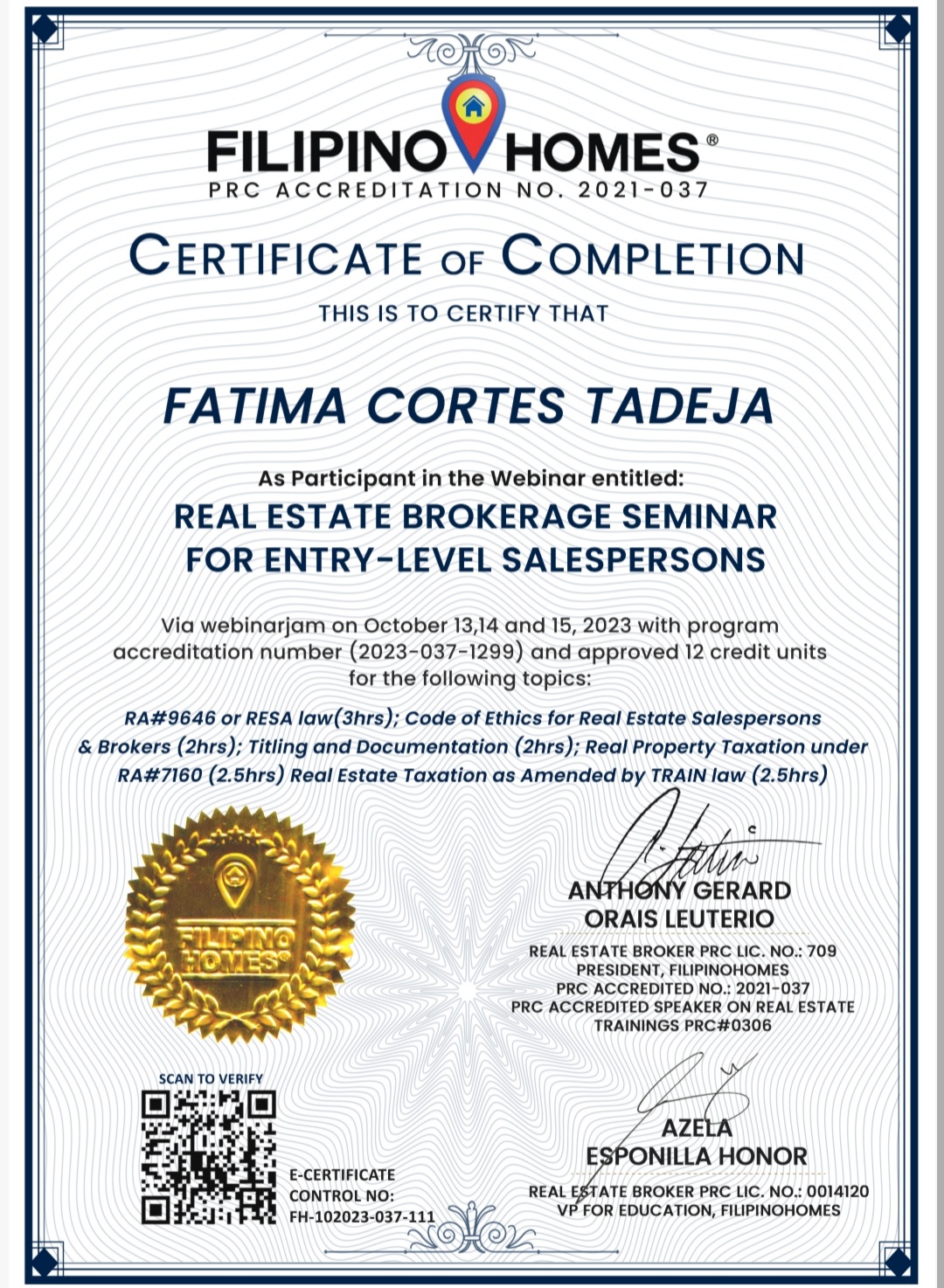 Real Estate Brokerage Seminar For Entry Level Sales Person