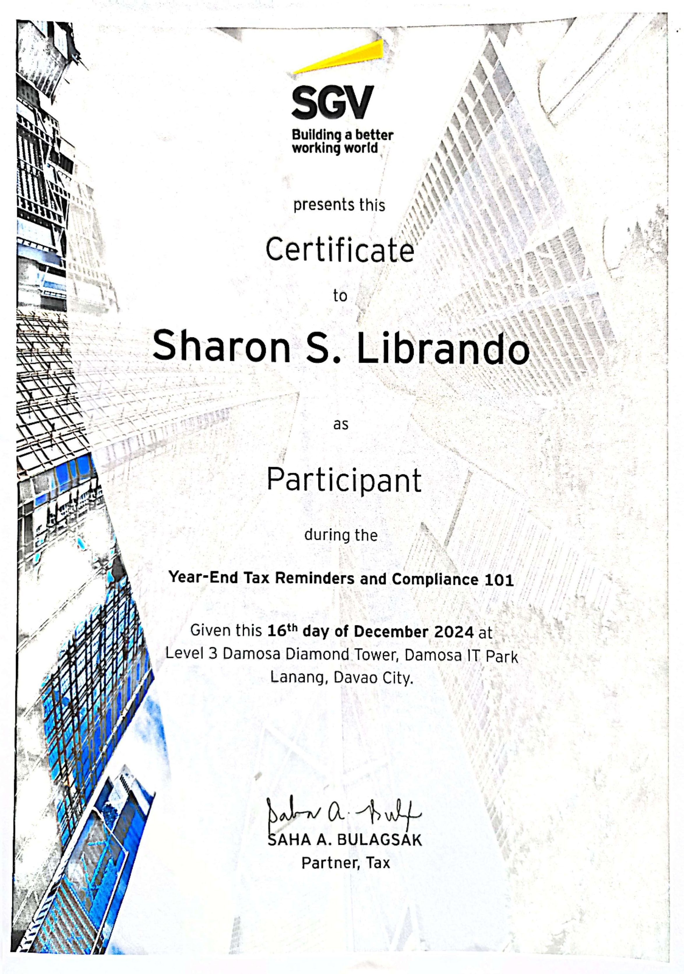 Year End Tax Reminders and Compliance 101