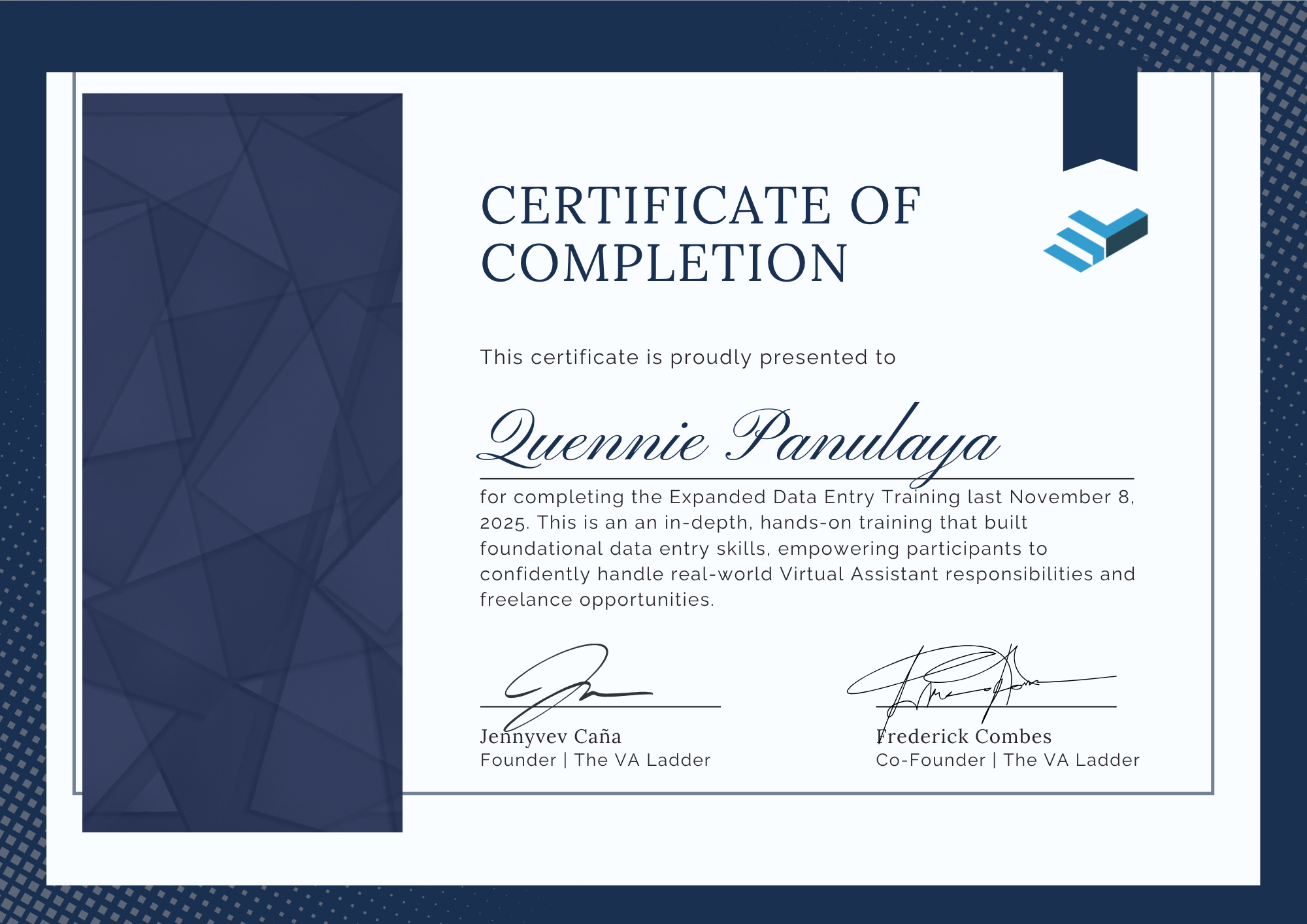 Expanded Data Entry Training