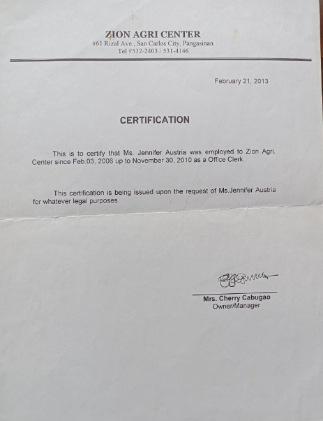 ZION AGRICULTURAL CENTER