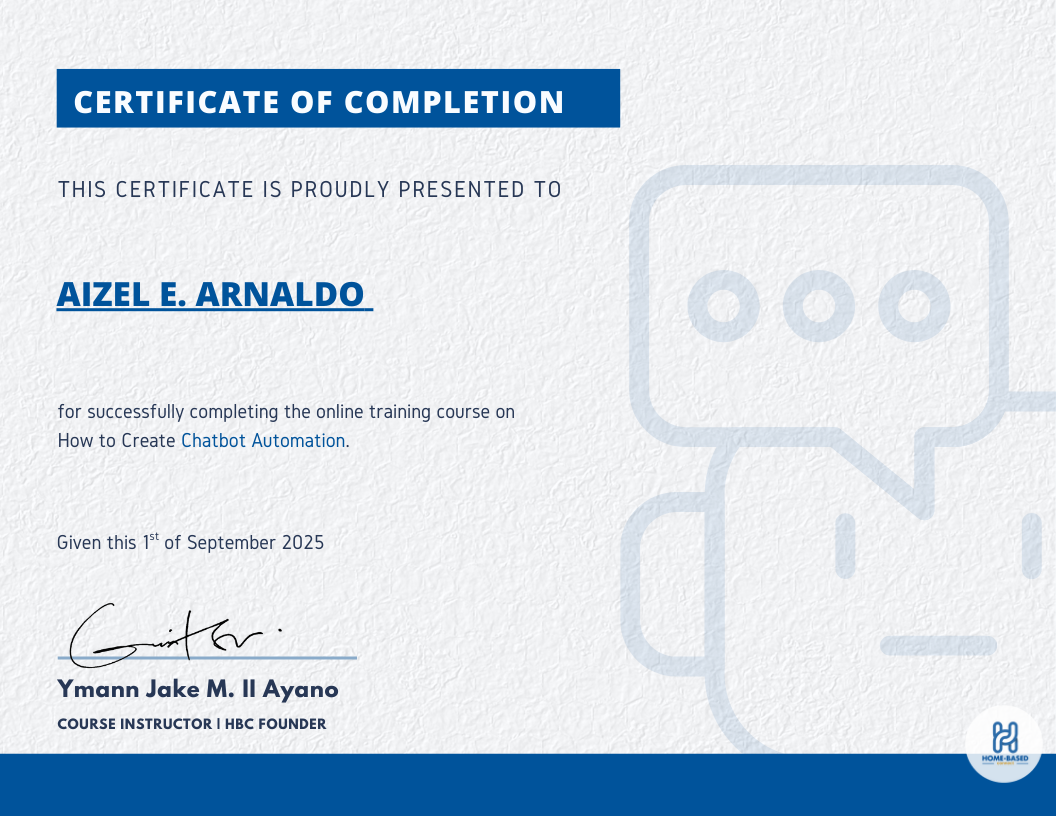 Chatbot Course