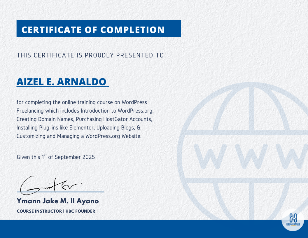 Wordpress Course