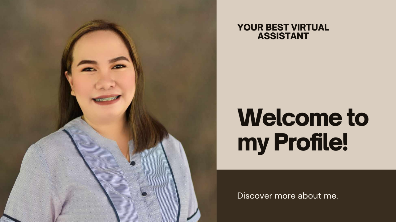 Reyna Myra M. Estrada // Virtual Assistant - Myprofile